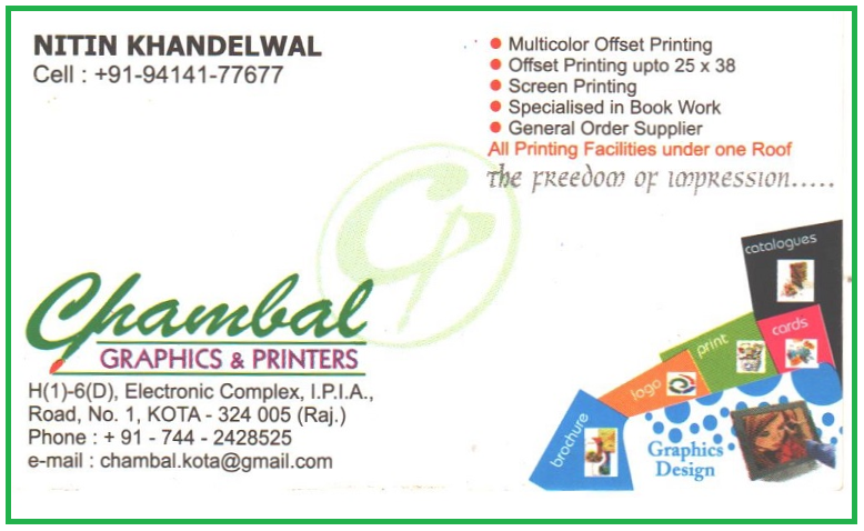 CHAMBAL GRAPHICS & PRINTER